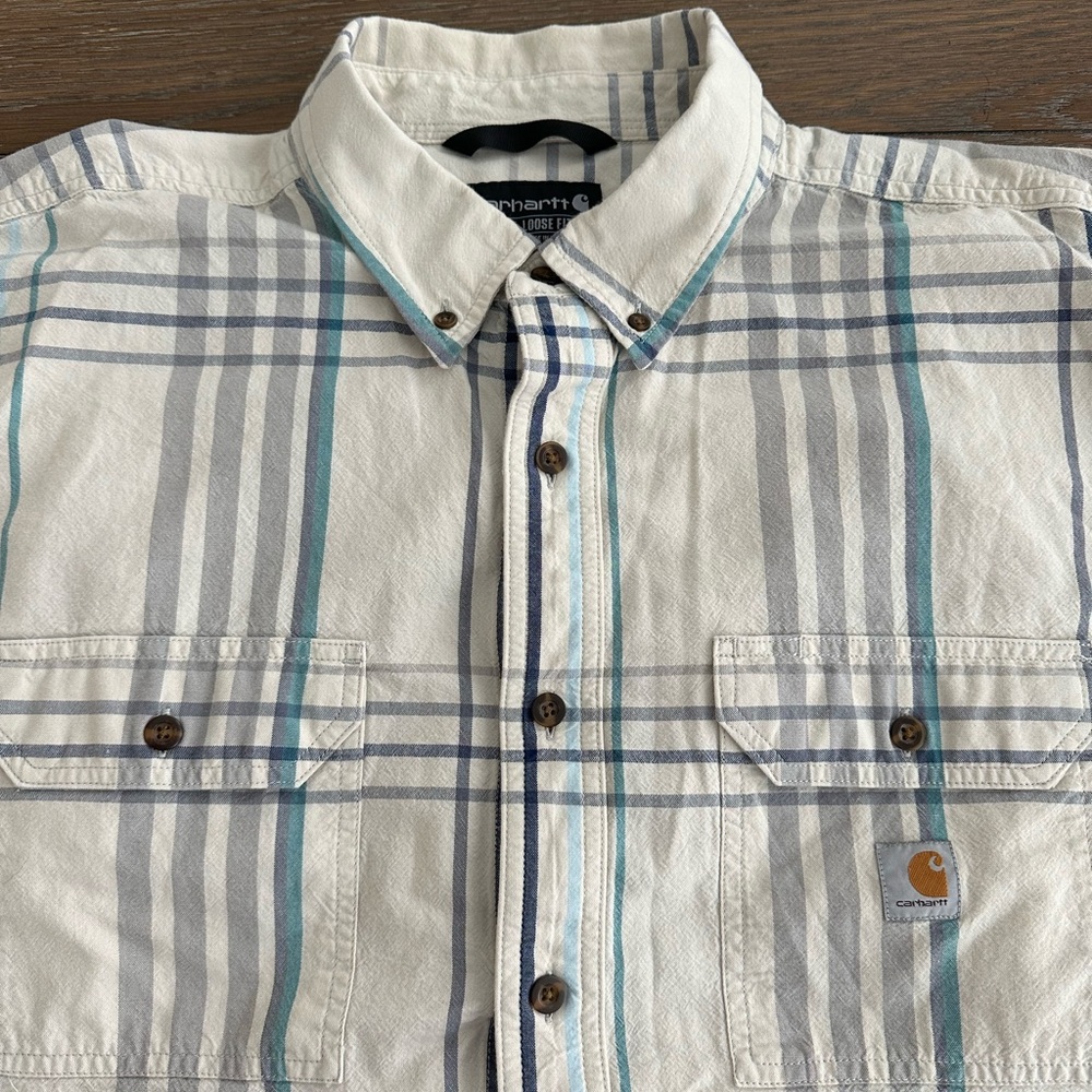 Carhartt Loose Fit Short Sleeve 100%‎ Cotton Shirt Size XL